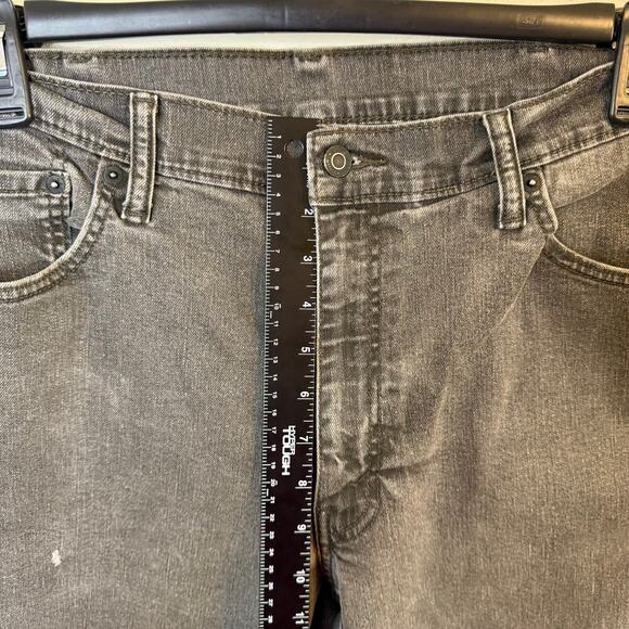 Levi's 541 Men's Jeans Gray Wash Denim Stretch Straight Leg Size 39x32 - Picture 3 of 10